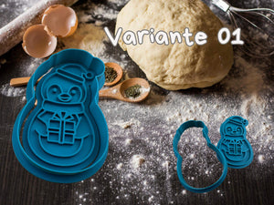 Pinguin Keks Ausstecher Set - Perfekte Winterplätzchen mit niedlicher Backform, ideal für fröhliche Weihnachtsbäckerei und Familientreffen.