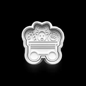 Reindeer cookie cutter from the 'Weihnachtszug' set, featuring festive designs for joyful holiday baking.