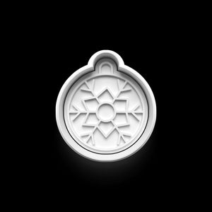 Weihnachts-Keks-Ausstecher in Schneeflocken-Form für festliche Plätzchen und Adventszeit.