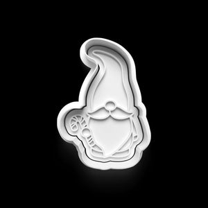 Weihnachtswichtel Keks Ausstecher in Form eines niedlichen Wichtels, perfekt für festliche Weihnachtsplätzchen.