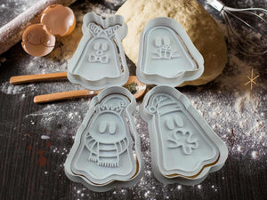 Niedliche Gespenster Keks Ausstechformen für Weihnachten und Halloween, ideal für festliche Plätzchen.