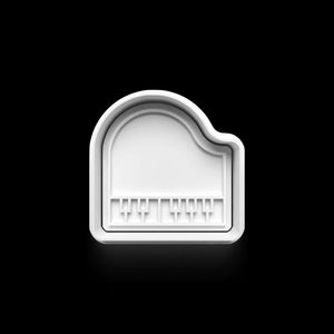 Musik Keks-Ausstecher in Klavierform für kreative Bäcker und Musikliebhaber, ideal für Keksteig und Fondant.