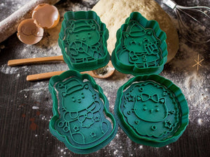 Festliche Katzen Keks-Ausstecher in verschiedenen Formen für Weihnachtsplätzchen und DIY-Backen.