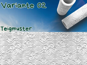Teigroller mit Wolkenmotiven für kreative Bäckerei-Muster, langlebig und ideal für Kekse und Gebäckgestaltung.