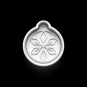 Weihnachts-Keks Ausstecher in Schneeflocken-Design für festliche Plätzchen und Backspaß in der Adventszeit.