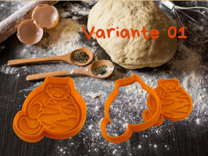 Süße Weltraum-Katzen Keks-Ausstecher in orange, perfekt für kreative Backprojekte und Kindergeburtstage.